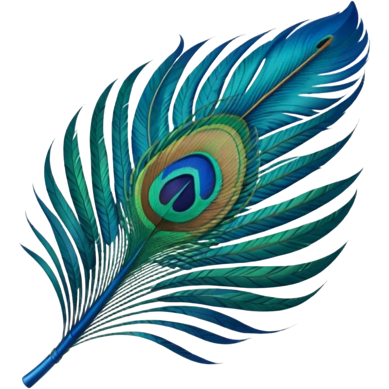  Peacock feather emoji