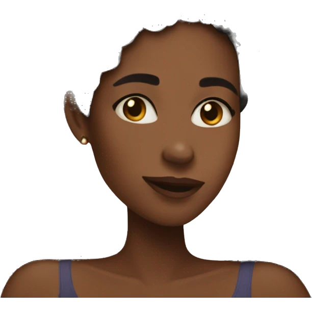 Black women feeling loved emoji