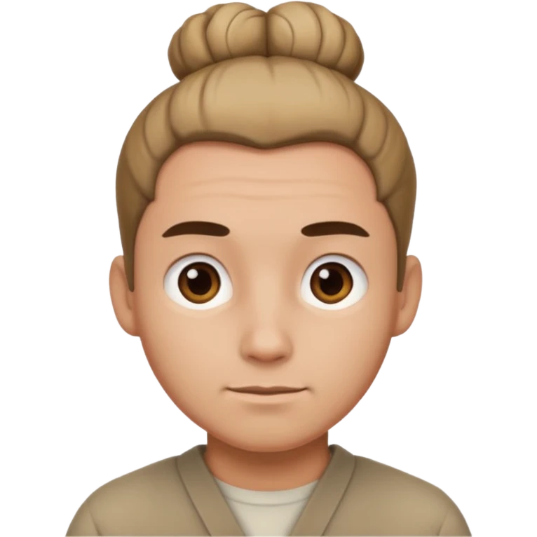bun haired man emoji