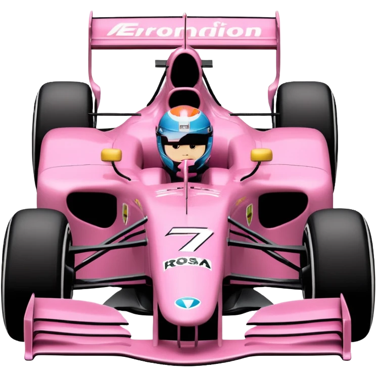 Coche de f1 rosa 🏎️ emoji
