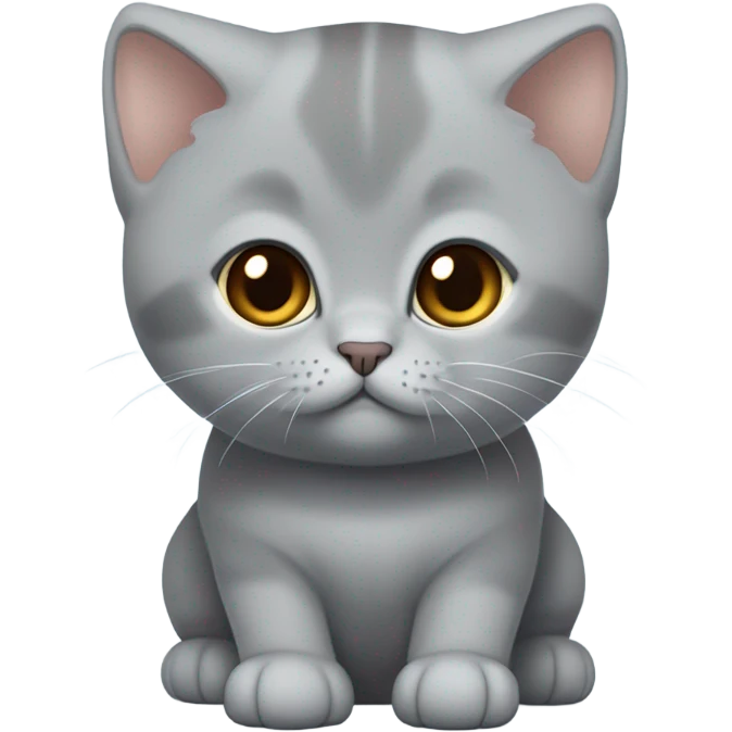 British shorthair kitten emoji