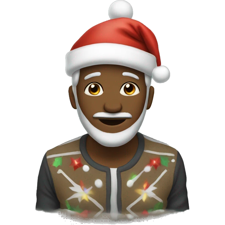 something unusual christmas and new year emoji