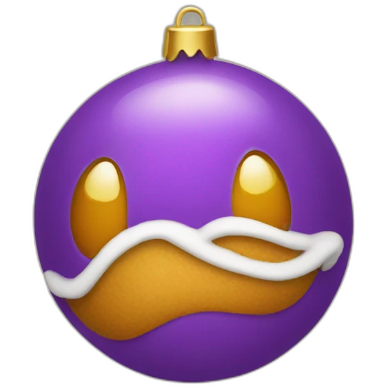 Boule de Noël  emoji
