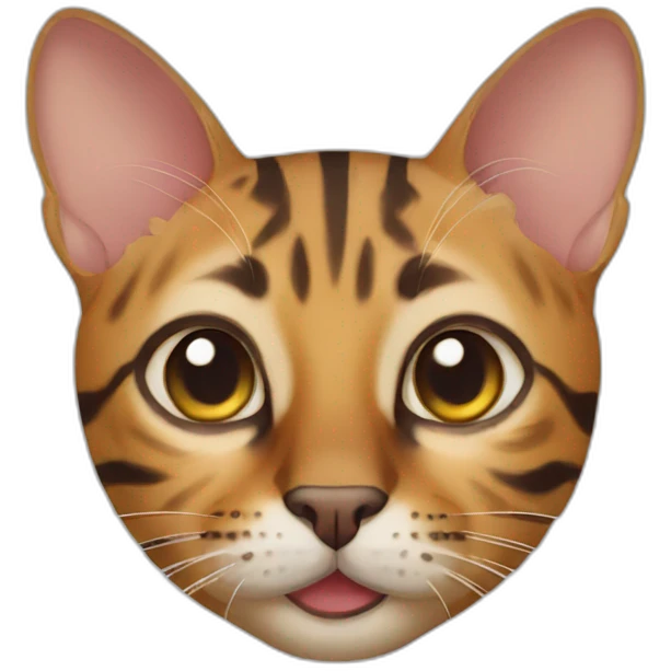 Bengal cat emoji