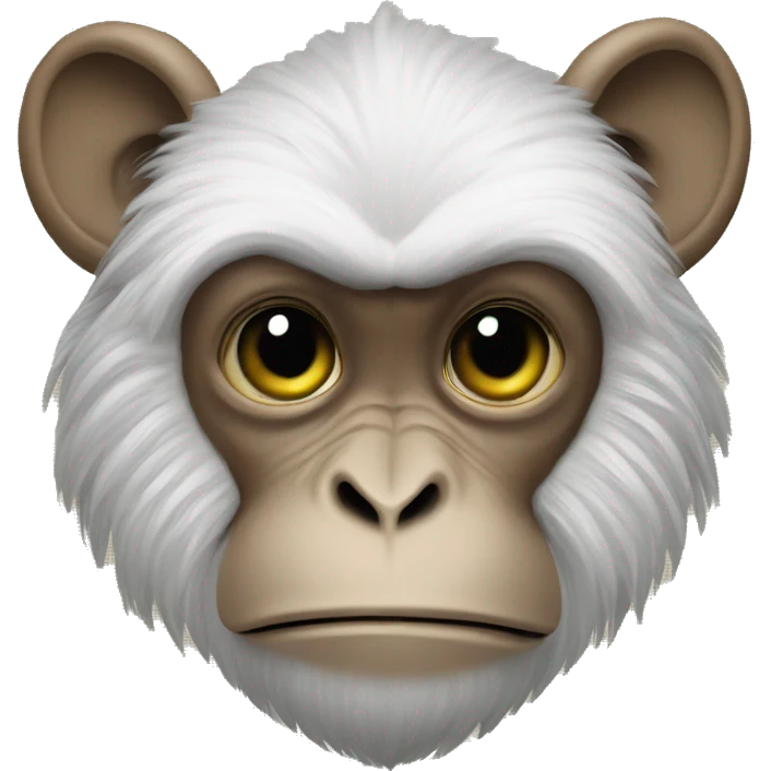 Ukrainian-Monkey. crested head, long whiskers  emoji