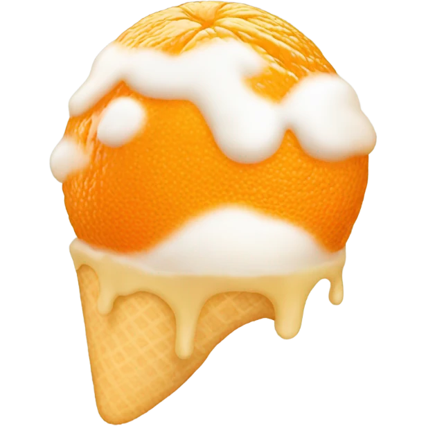 Orange creamsicle  emoji