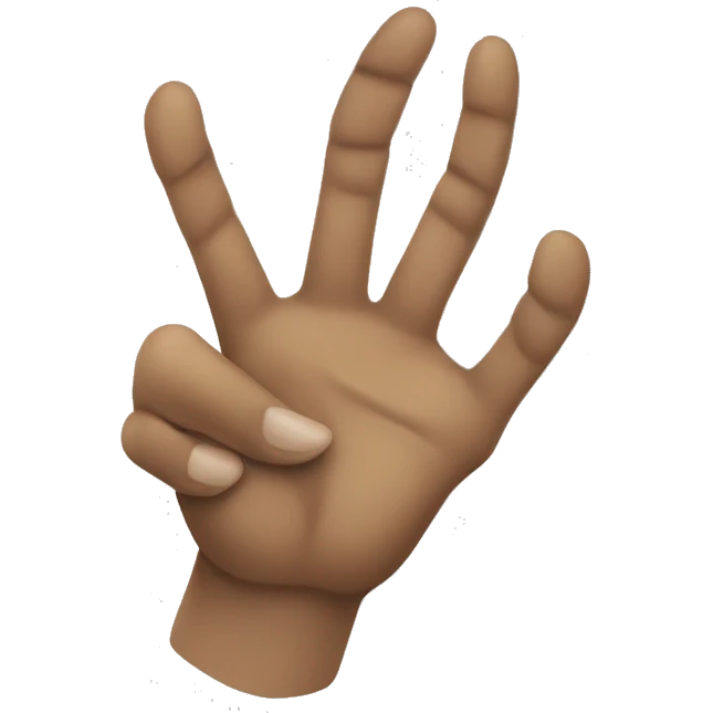 eagle claw with hand emoji