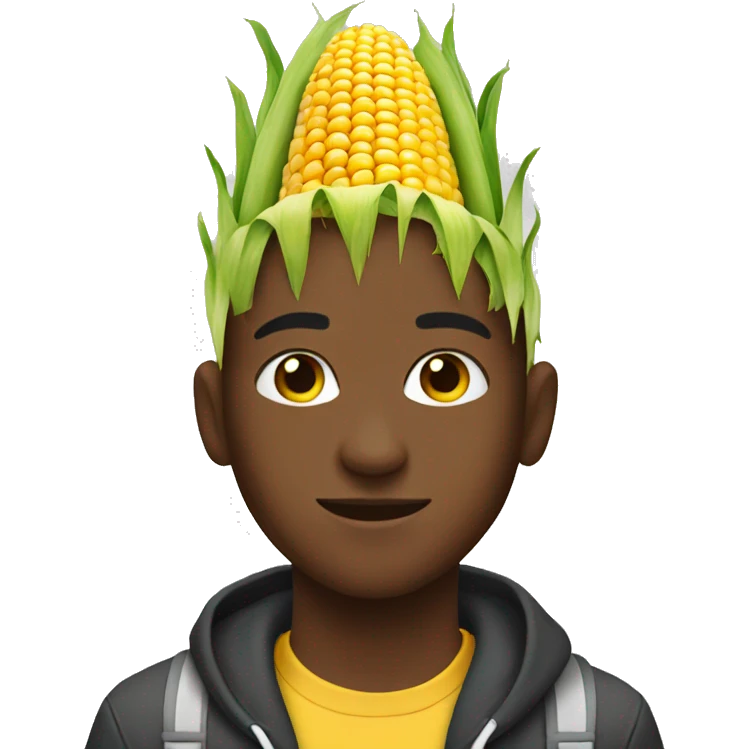 Teen with a corn  emoji