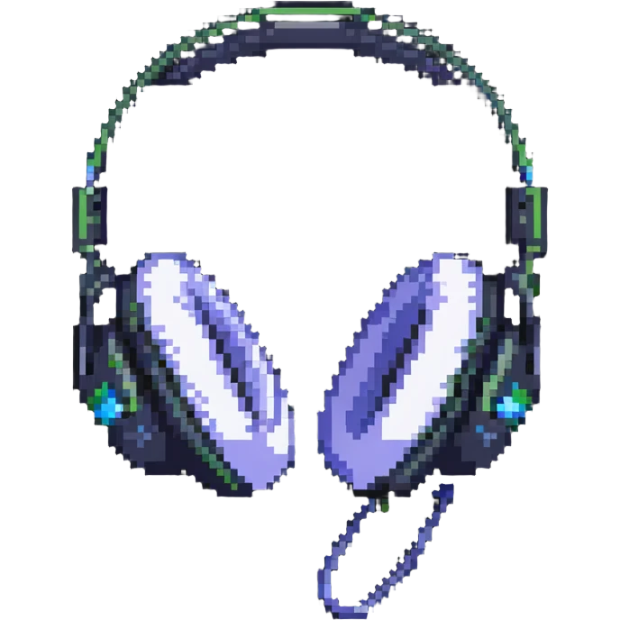 gaming headphones with microphone emoji