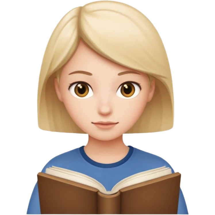 Open a new book, without a smile emoji