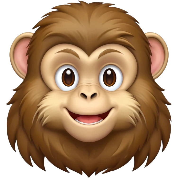 monkey with a mullet emoji