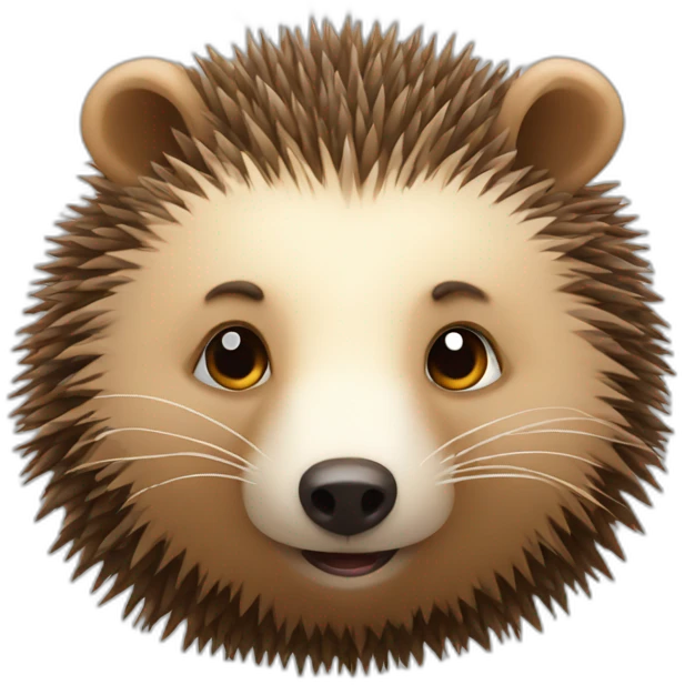 bear hedgehog emoji