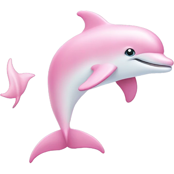 Pastel-pink-colors-dolphin emoji