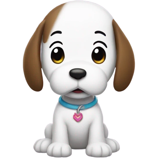 Snoopy wearing bikini emoji
