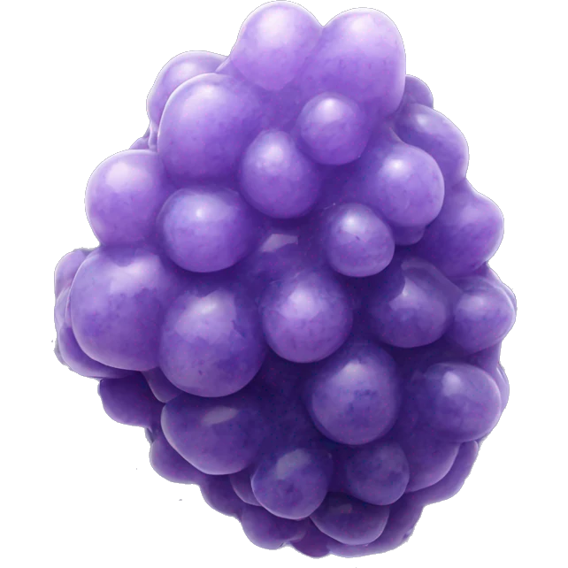 Realistic grape agate natural crystal emoji