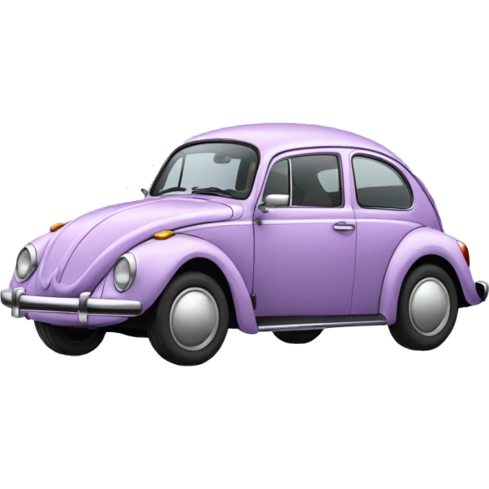 light purple volkswagen beetle emoji