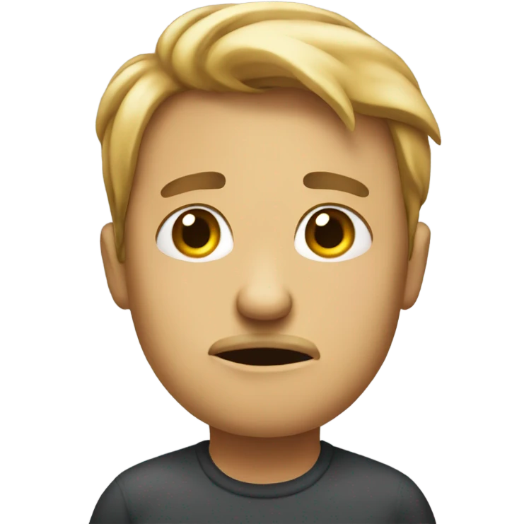 A very forgetful person emoji