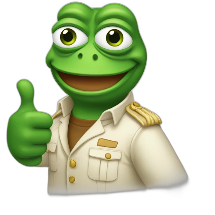 pepe with thumbs up emoji