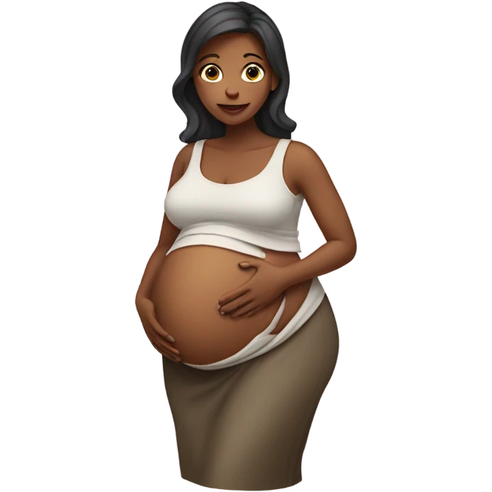 woman pregnant  emoji