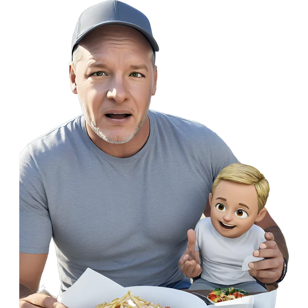 boys enjoying food day emoji