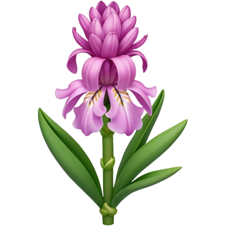a light margenta  Hyacinth emoji