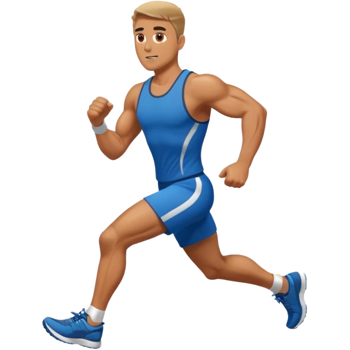 a man running emoji