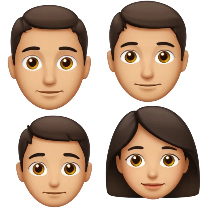 a happy and a sad spanish emoji emoji