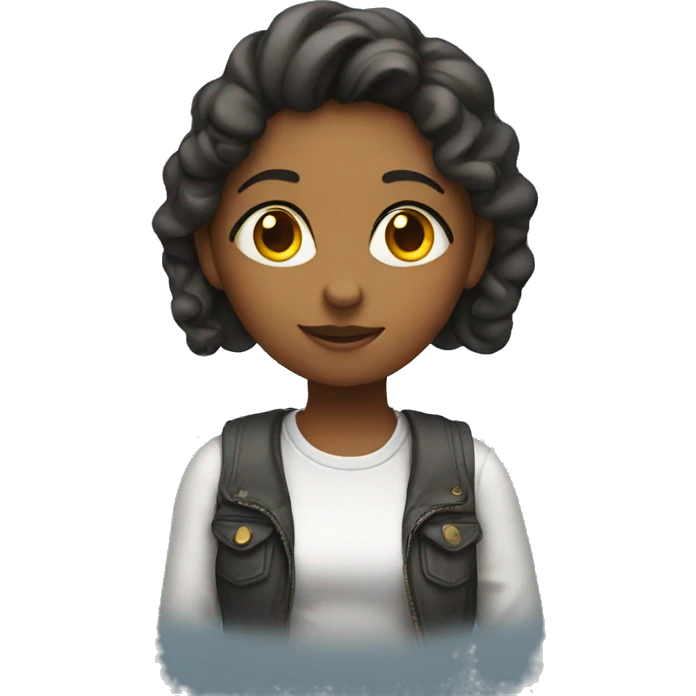 girl getting an idea emoji