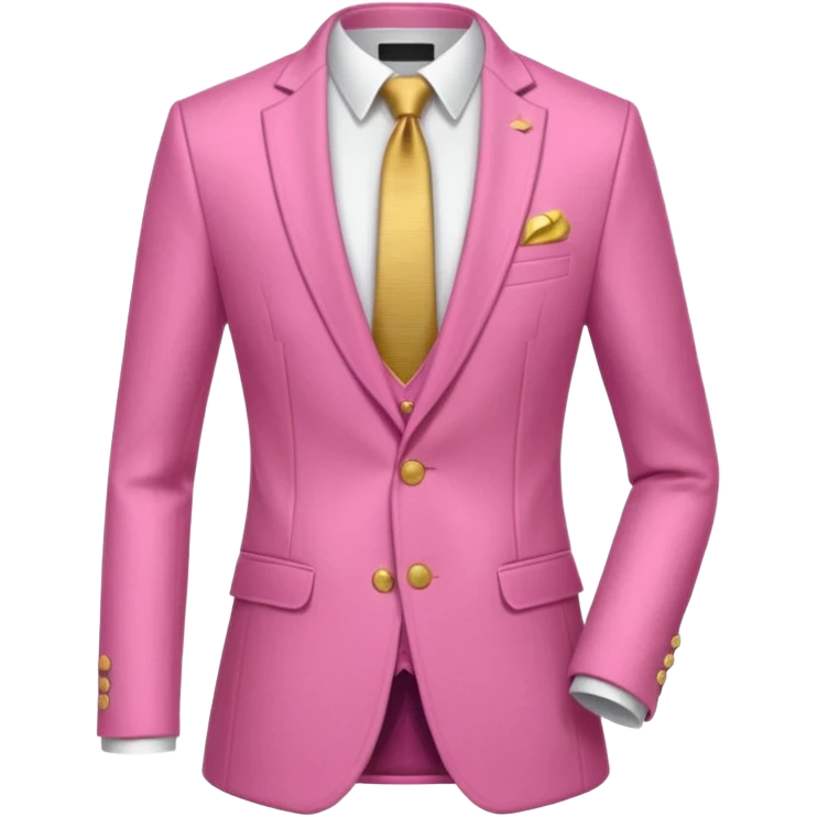 Rugby Fashion sort suit pink without man emoji