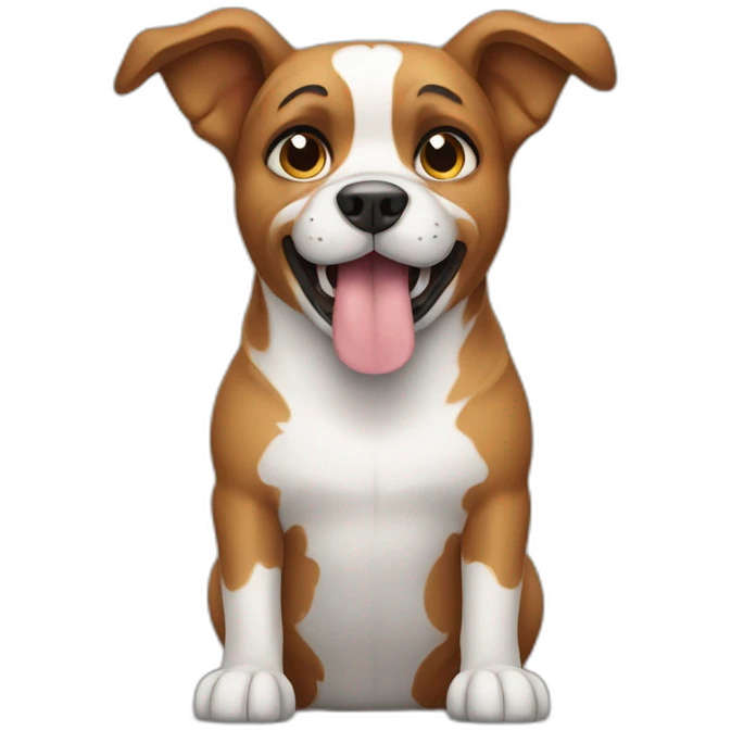 dog saying no emoji