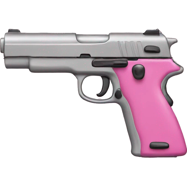 pink gun  emoji