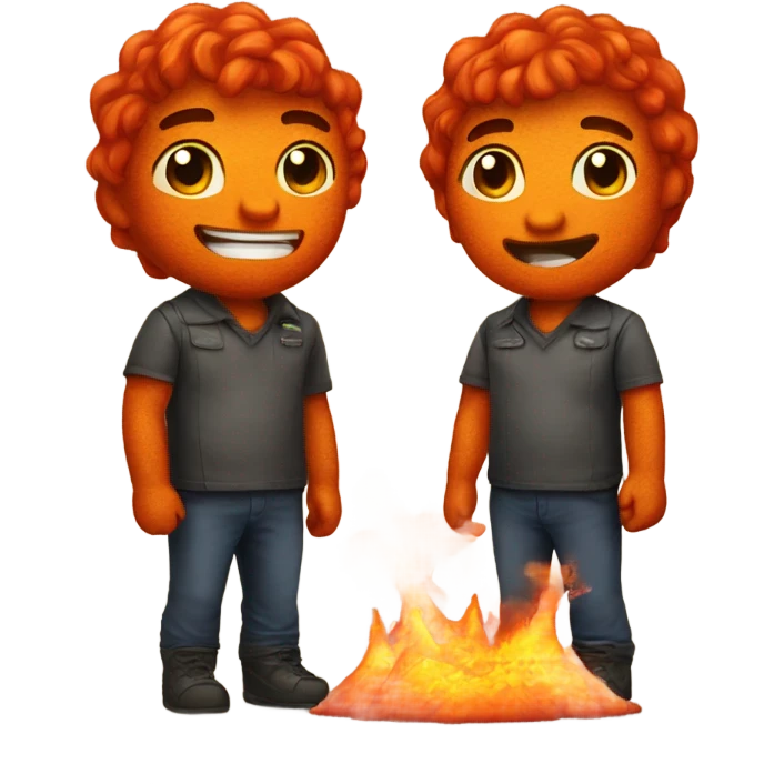 Love you/lava you emoji