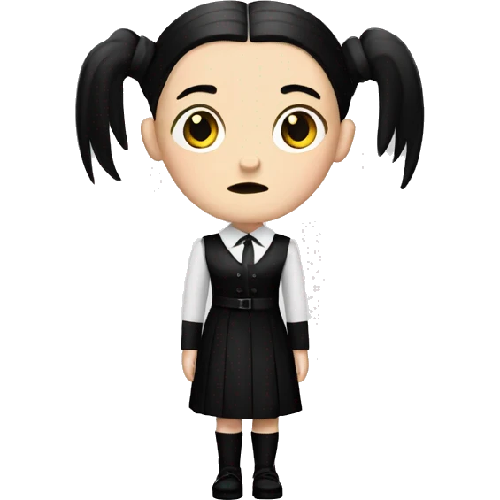 Wednesday Addams emoji