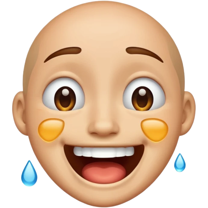 Laughing and crying  emoji