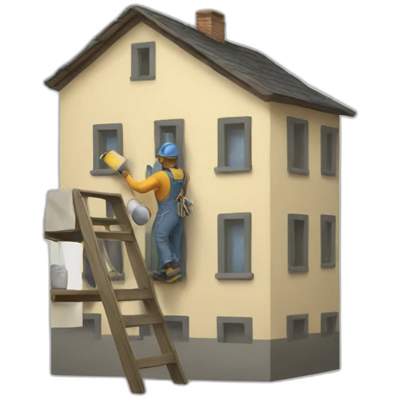 Painter building emoji