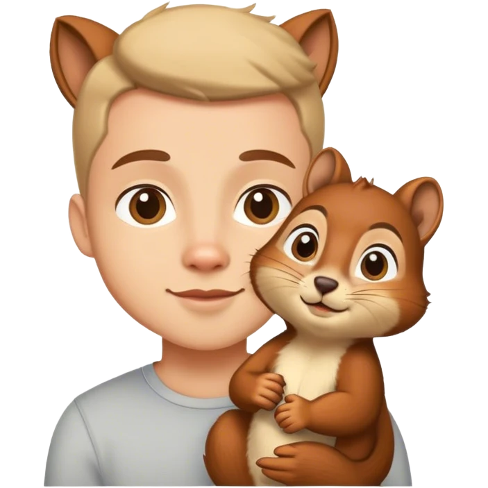 likes men loves cats looks like a squirrel emoji