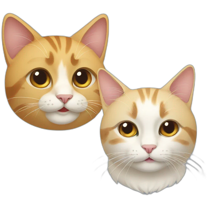 two cats emoji