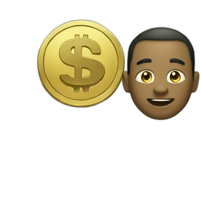 Money and urany emoji