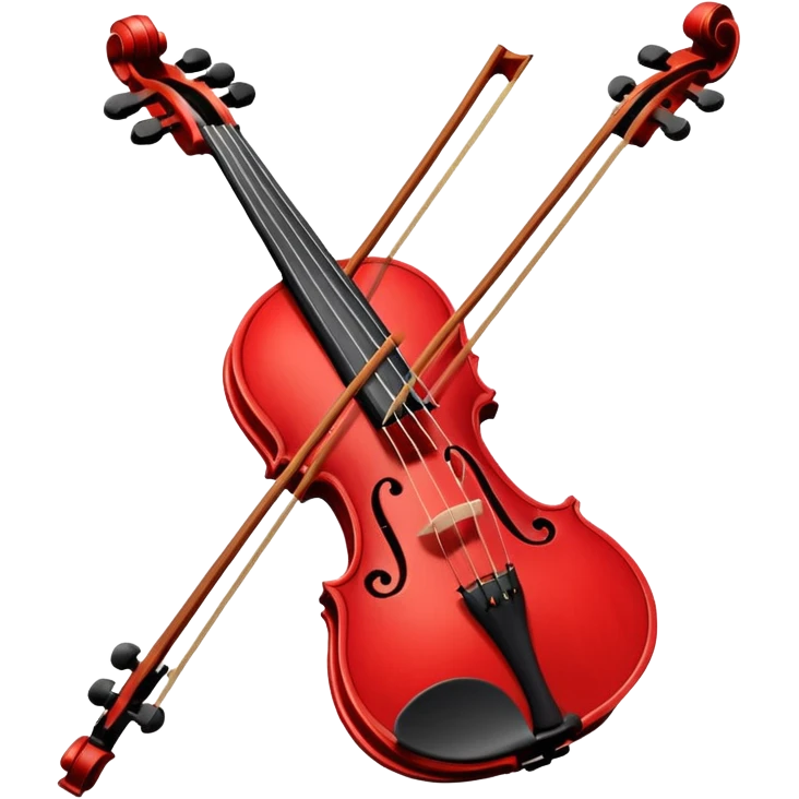 red violin emoji
