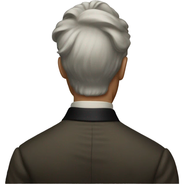 19th century man back turned emoji