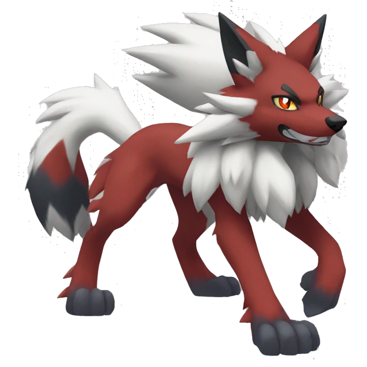  Incineroar Zoroark Lycanroc Fakemon emoji
