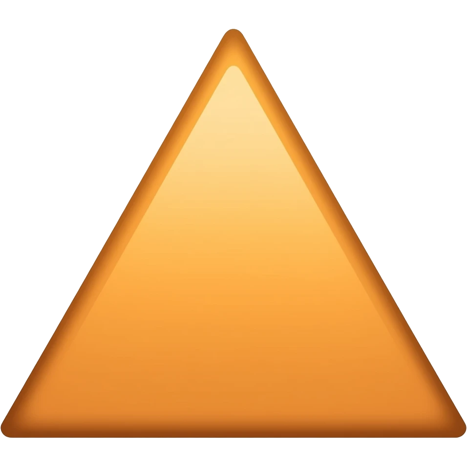 Orange triangle flag emoji