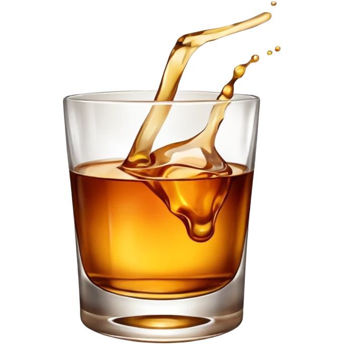 glass of whiskey emoji