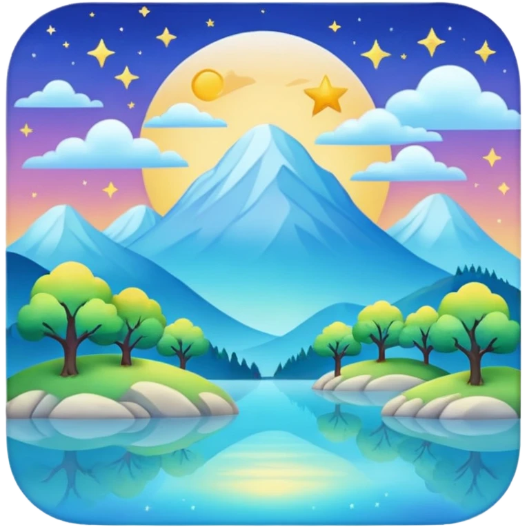 A nice, pleasant dreams emoji
