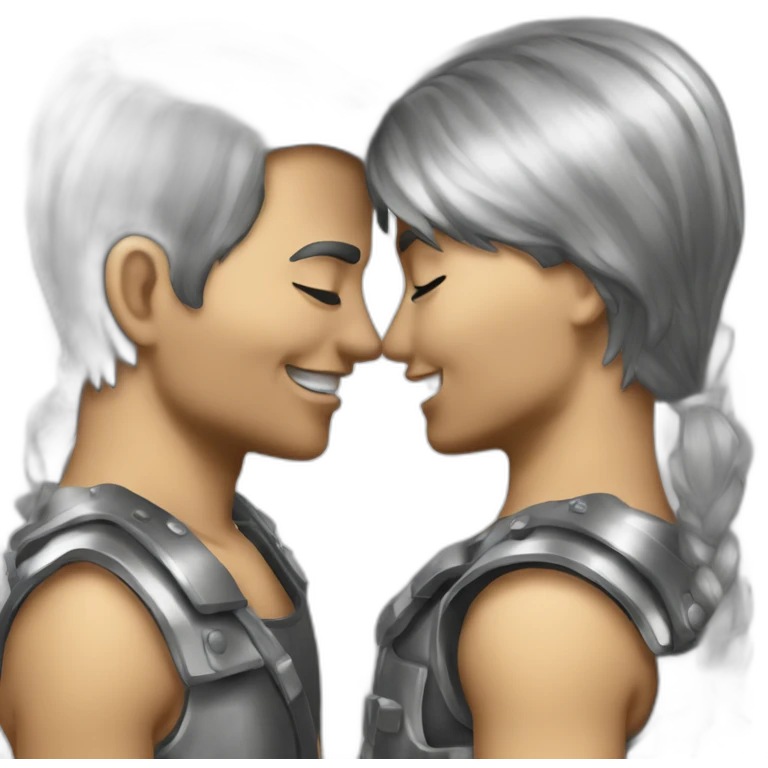 Kiss my shiny metal ass emoji
