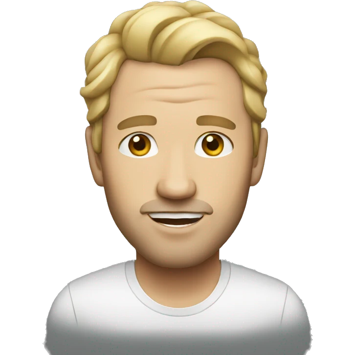 singer white man emoji