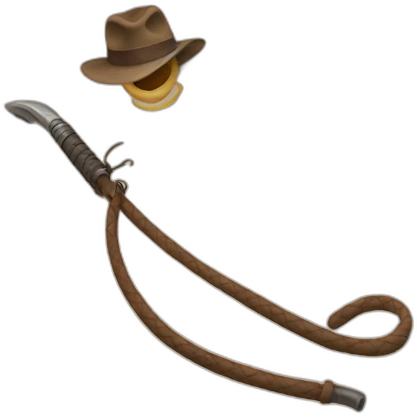 indiana jones whip emoji