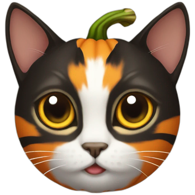 pumpkin cat emoji