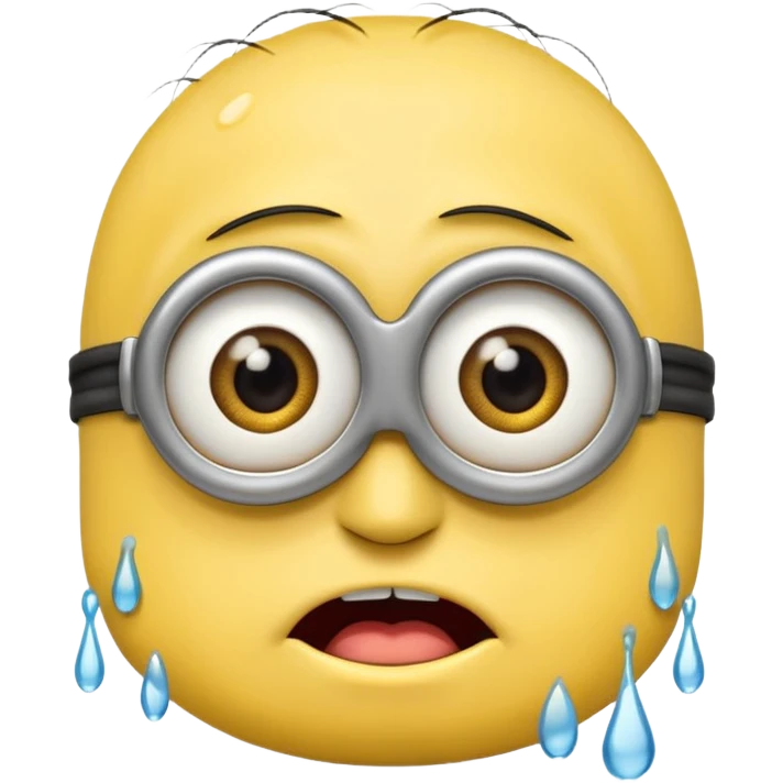 minion crying emoji