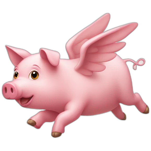 flying pig emoji